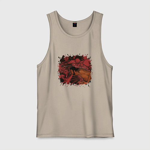 Мужская майка Боль Дюбуа Disco Elysium / Миндальный – фото 1