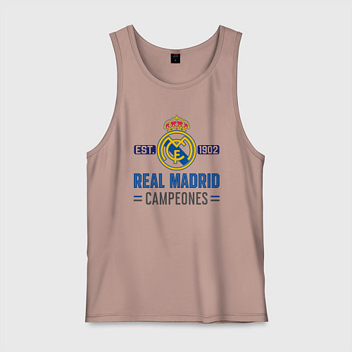 Мужская майка Real Madrid Реал Мадрид / Пыльно-розовый – фото 1