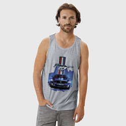 Майка мужская хлопок Mustang - лучший среди равных!, цвет: меланж — фото 2