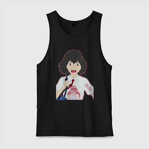 Мужская майка Красавица и Дракон: Двойная Белль / Черный – фото 1