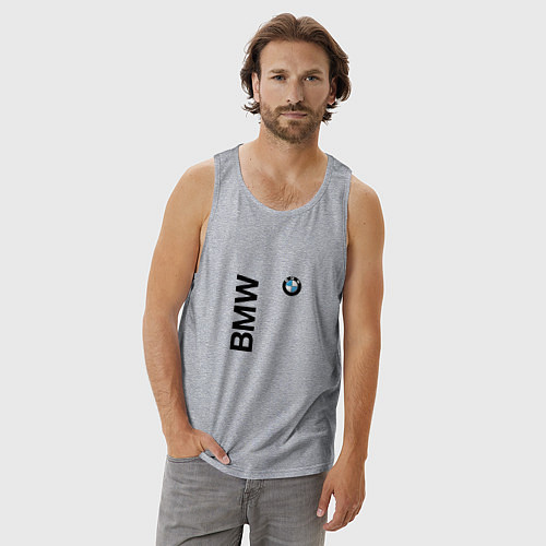 Мужская майка BMW ато супер / Меланж – фото 3