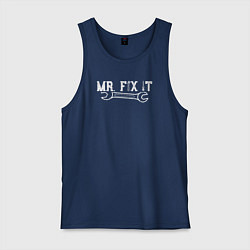 Майка мужская хлопок Mr FIX IT, цвет: тёмно-синий