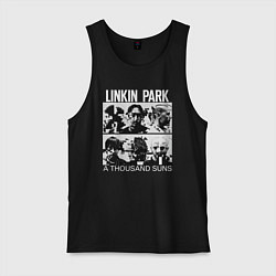 Майка мужская хлопок LINKIN PARK A THOUSAND SUNS, цвет: черный