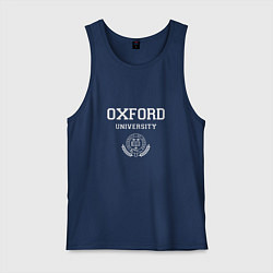 Майка мужская хлопок University of Oxford - Великобритания, цвет: тёмно-синий