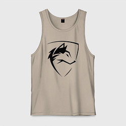 Мужская майка Wolf Emblem Jaw