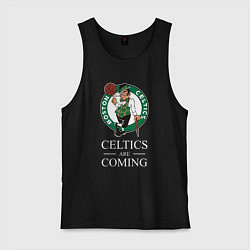 Мужская майка Boston Celtics are coming Бостон Селтикс