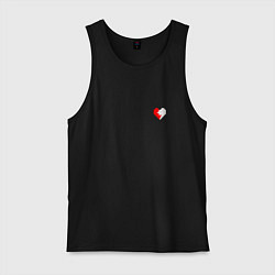 Майка мужская хлопок Душа Бога, цвет: черный