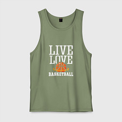 Мужская майка Live Love - Basketball