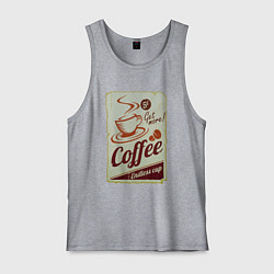 Мужская майка Coffee Cup Retro