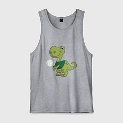 Мужская майка Volleyball Dinosaur