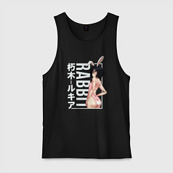 Майка мужская хлопок Rabbit Rukia, цвет: черный