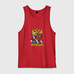 Мужская майка Хоккей - Russia