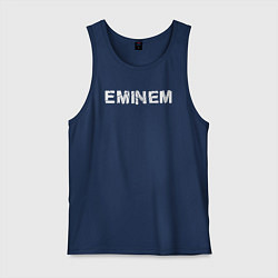Майка мужская хлопок Eminem ЭМИНЕМ, цвет: тёмно-синий