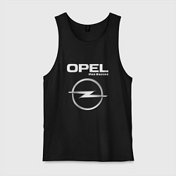 Майка мужская хлопок OPEL Pro Racing, цвет: черный