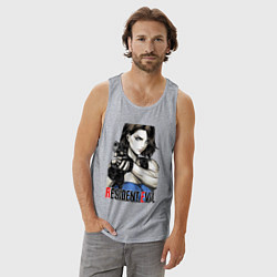 Майка мужская хлопок Jill RE3, цвет: меланж — фото 2