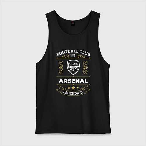 Мужская майка Arsenal: Football Club Number 1 / Черный – фото 1