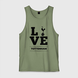 Майка мужская хлопок Tottenham Love Классика, цвет: авокадо