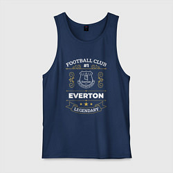 Майка мужская хлопок Everton FC 1, цвет: тёмно-синий