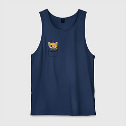 Мужская майка Рэцуко в кармане Aggretsuko