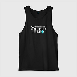 Мужская майка The Rising of the Shield Hero logo white color