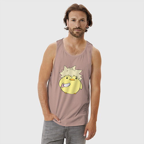 Мужская майка Опасный Бакуго My Hero Academia / Пыльно-розовый – фото 3