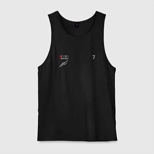 Мужская майка Kimi Raikkonen Кими Райкконен / Черный – фото 1