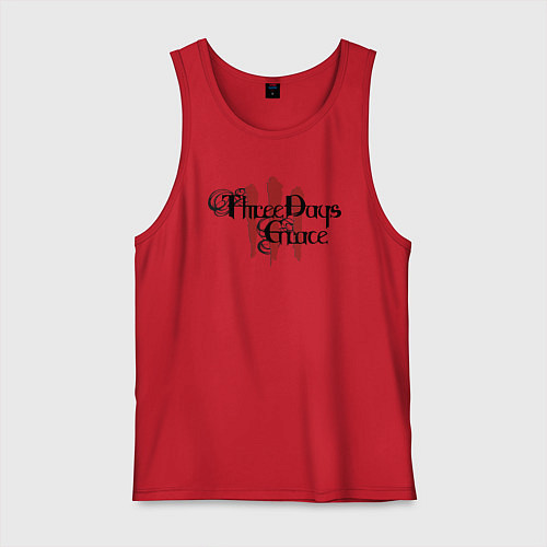 Мужская майка Three Days Grace Combined / Красный – фото 1