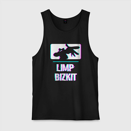 Мужская майка Limp Bizkit Glitch Rock / Черный – фото 1