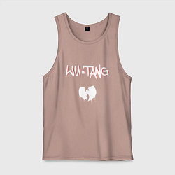 Майка мужская хлопок Ву-Тэнг Клэн, цвет: пыльно-розовый