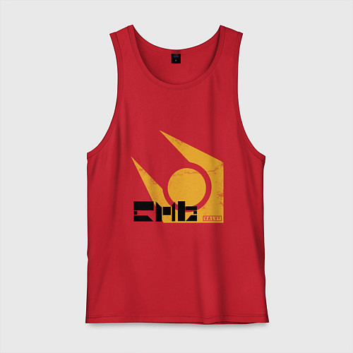 Мужская майка City 17 - half life / Красный – фото 1