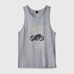 Майка мужская хлопок Vintage Moto, цвет: меланж