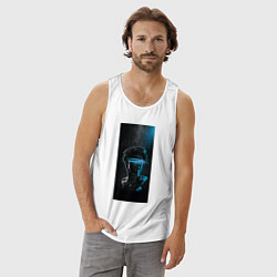 Майка мужская хлопок Ахилес программ, цвет: белый — фото 2