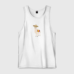 Мужская майка Лама в сомбреро