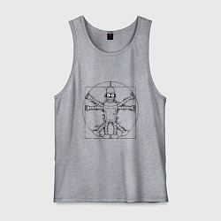 Мужская майка Vitruvian Bender