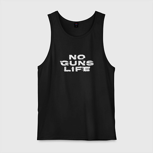 Мужская майка No Guns Life лого / Черный – фото 1