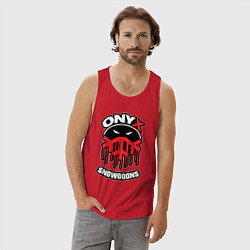 Майка мужская хлопок Onyx - snowgoons, цвет: красный — фото 2