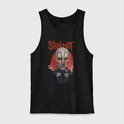 Майка мужская хлопок Slipknot art, цвет: черный