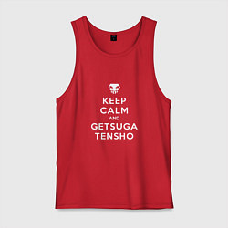 Мужская майка Keep calm and getsuga tenshou