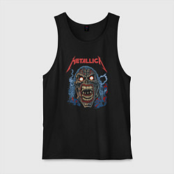 Мужская майка Metallica skull