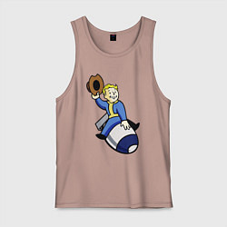 Мужская майка Vault boy - bomb rider
