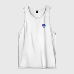 Майка мужская хлопок Не договаривая фразы - 2, цвет: белый