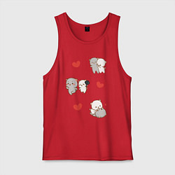 Мужская майка Стикеры Котиков