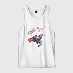 Мужская майка Сноубордист с надписью