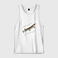 Мужская майка Рыбалов со стажем