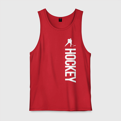 Мужская майка Hockey / Красный – фото 1