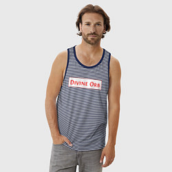 Майка мужская хлопок Divine Orb дроп в Path of Exile, цвет: синяя тельняшка — фото 2