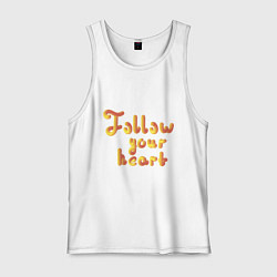 Мужская майка Follow your heart