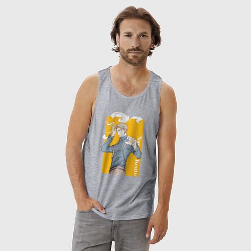 Мужская майка Магическая битва Нанами Кенто / Меланж – фото 3