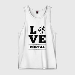 Мужская майка Portal love classic