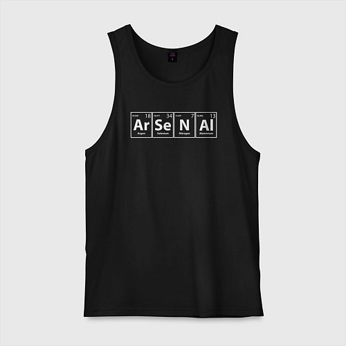 Мужская майка Арсенал футбол / Черный – фото 1